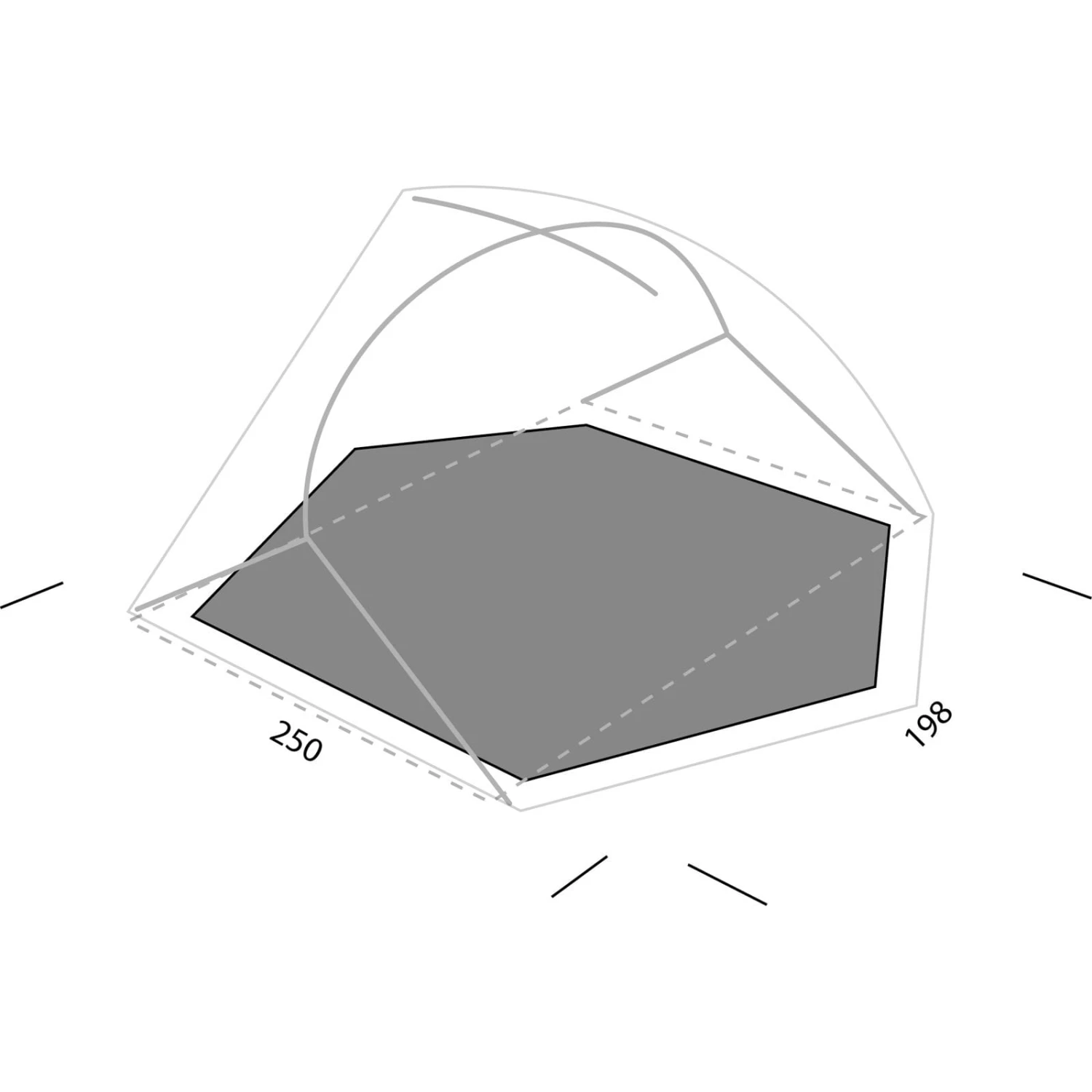 EXPED Lyra III Footprint - Zeltunterlage 2 EXPED Lyra III Footprint - Zeltunterlage – Bild 2
