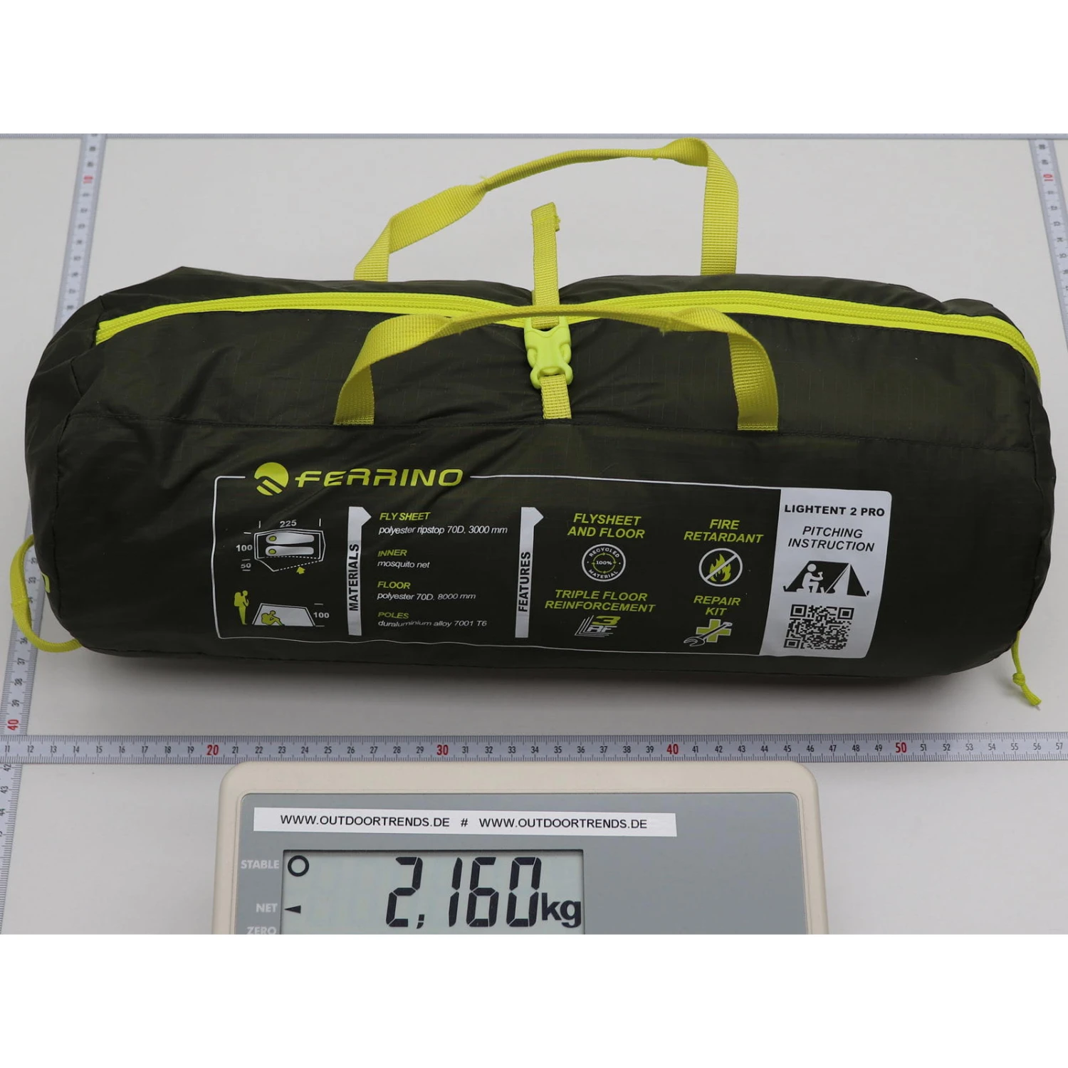 Ferrino Lightent 2 Pro - 2 Personen Zelt 10 Ferrino Lightent 2 Pro - 2 Personen Zelt – Bild 10