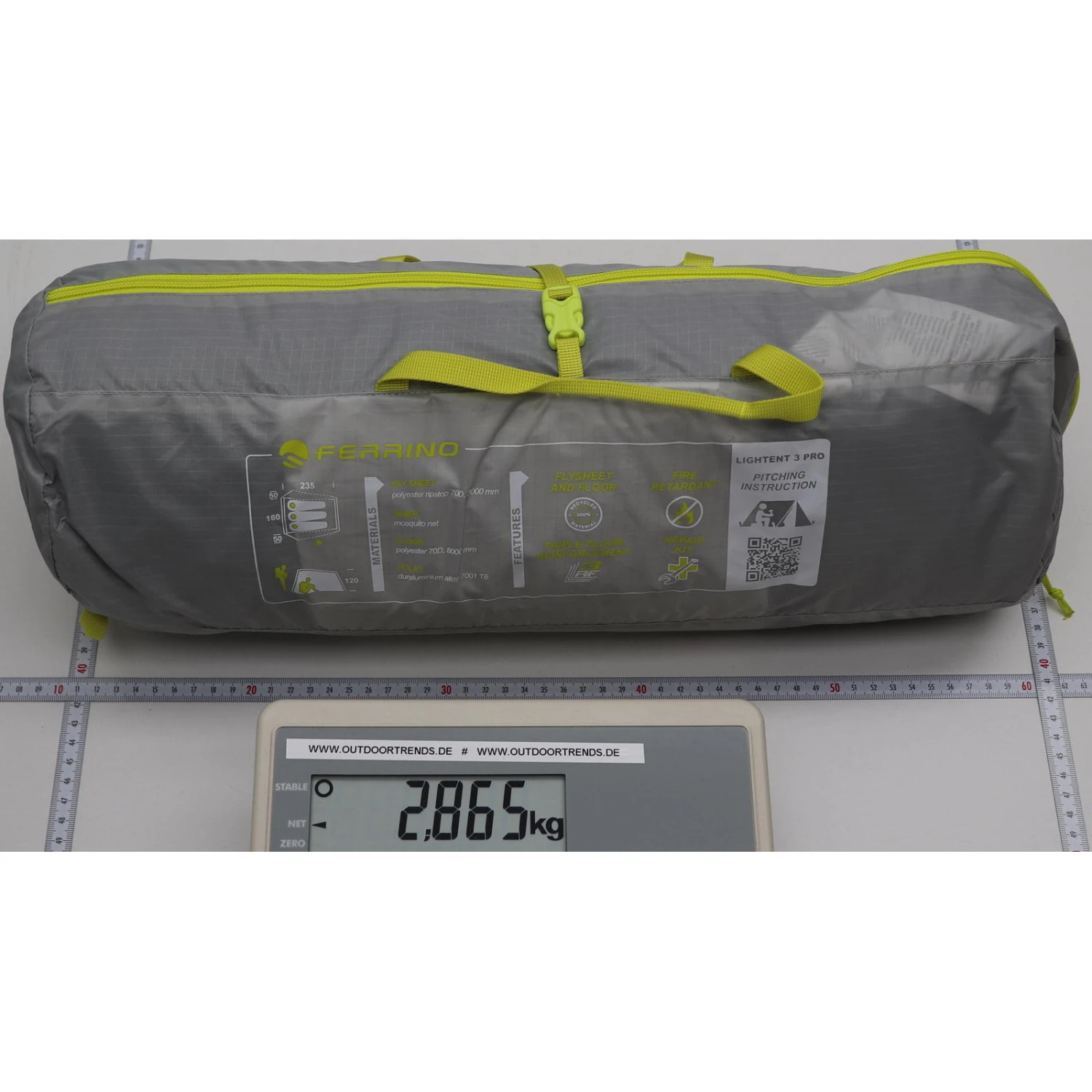 Ferrino Lightent 3 Pro - 3 Personen Zelt 10 Ferrino Lightent 3 Pro - 3 Personen Zelt – Bild 10
