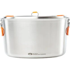 GSI Galcier Stainless Base Camper Large Set - Kochset -CampTraum Verkäufe gsi galcier stainless base camper large set kochset 68184 10