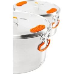 GSI Galcier Stainless Base Camper Large Set - Kochset -CampTraum Verkäufe gsi galcier stainless base camper large set kochset 68184 4