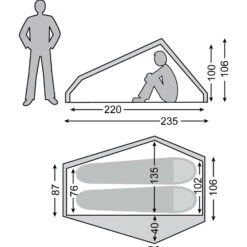 Nordisk Telemark 2.2 LW - 2 Personen Zelt -CampTraum Verkäufe nordisk telemark 2 lw personen zelt forest green nd 151024 2