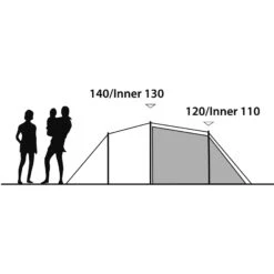 Outwell Earth 4 - Vier-Personen-Tunnel-Zelt -CampTraum Verkäufe outwell earth 4 vier personen tunnel zelt green grey rl 150172 2