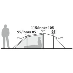 Robens Voyager 3EX - Drei-Personen-Tunnelzelt 10 Robens Voyager 3EX - Drei-Personen-Tunnelzelt -CampTraum Verkäufe robens voyager 3ex drei personen tunnelzelt green rl 152011 3