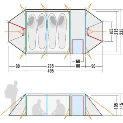 Tatonka Alaska 4 PU - Familien-Zelt -CampTraum Verkäufe tatonka alaska 4 pu familien zelt tat 2459 208 12