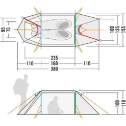 Tatonka Arctis 2.235 PU - Zwei-Personen-Zelt -CampTraum Verkäufe tatonka arctis 2 235 pu zwei personen zelt tat 2451 208 5
