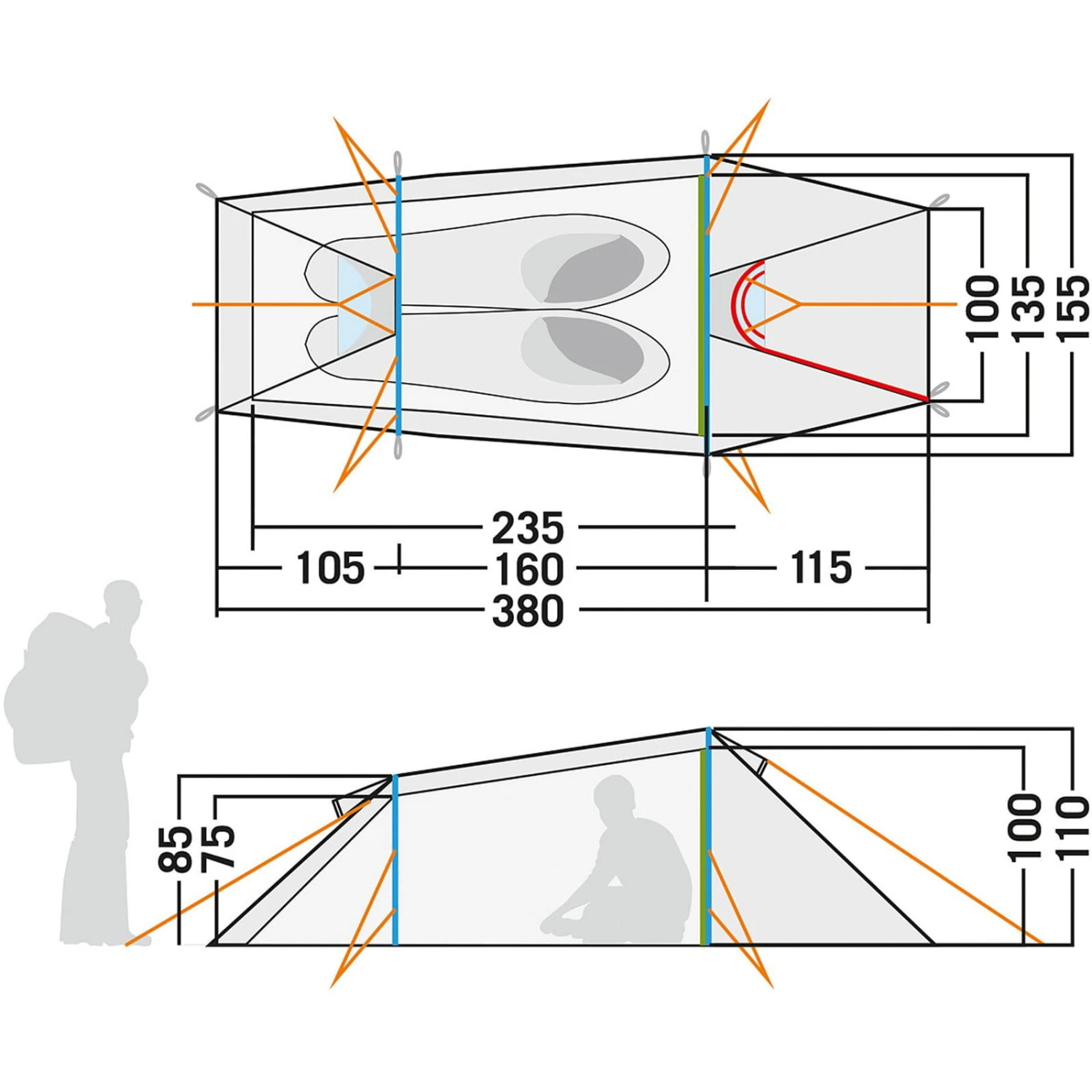 Tatonka Gargia 2 - Zwei-Personen-Zelt 3 Tatonka Gargia 2 - Zwei-Personen-Zelt – Bild 3