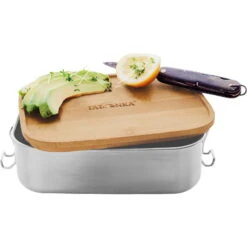 Tatonka Lunch Box I Bamboo 1000 Ml - Edelstahl-Proviantdose -CampTraum Verkäufe tatonka lunch box i bamboo 1000 ml edelstahl proviantdose stainless tat 4205 000 3