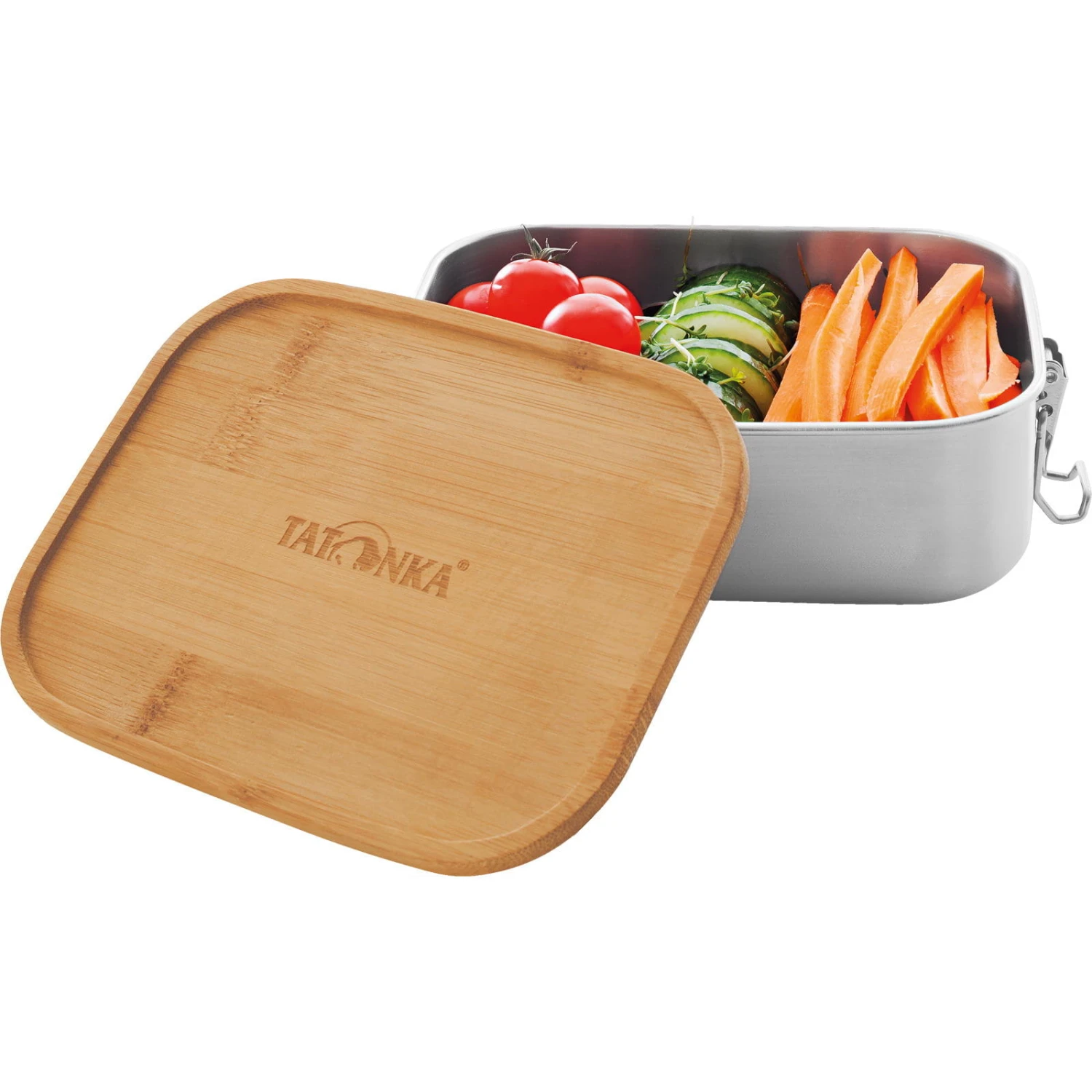 Tatonka Lunch Box I Bamboo 800 Ml - Edelstahl-Proviantdose 2 Tatonka Lunch Box I Bamboo 800 Ml - Edelstahl-Proviantdose – Bild 2