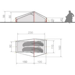 VAUDE Lizard Seamless 1-2P - Zelt -CampTraum Verkäufe vaude lizard seamless 1 2p zelt cress green vau 14417 1820 3