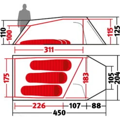 Wechsel Tempest 3 Zero-G - 3-Personen-Zelt -CampTraum Verkäufe wechsel tempest 3 zero g personen zelt green wec 231052 2