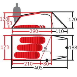 Wechsel Outpost 3 - Travel Line -CampTraum Verkäufe wechsel tents outpost 3 travel line oak wec 231070 2